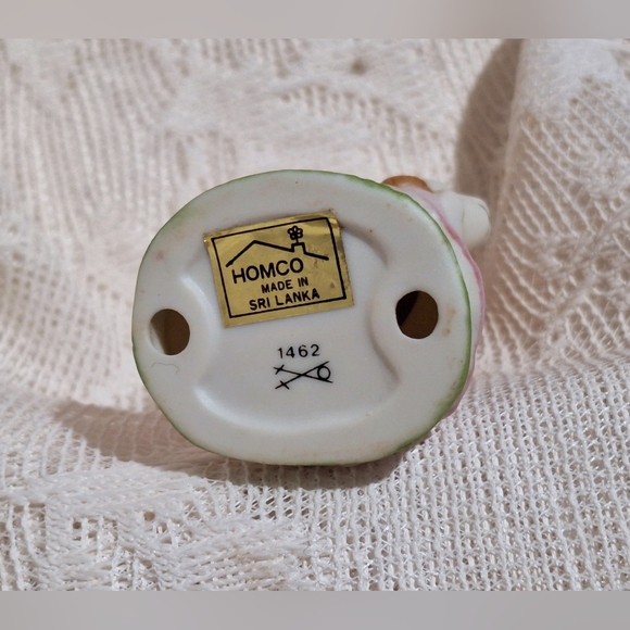 Vintage HOMCO Home Interiors 3 Little bear family figurines #1450 & girl #1462 - Picture 9 of 10